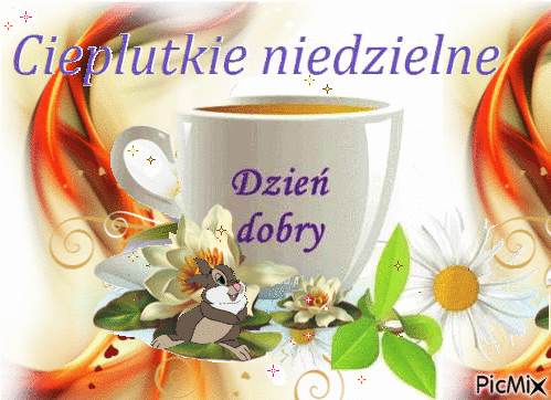 Cieplutkie niedzielne dzień dobry zajączek